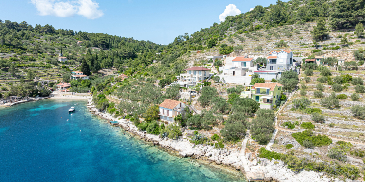 Villa Franka with pool and sea view